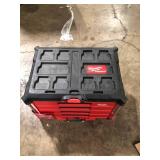 Milwaukee PACKOUT 22 in. Modular 4-Drawer Tool Box with Metal Reinforced Corners and 50 lbs. Capacity Customer Returns See Pictures