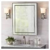 20 in. W x 26 in. H Rectangular Medicine Cabinet with Mirror   Customer Returns See Pictures