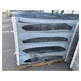TAMKO Pallet of 12 Cartons of- CoolRidge 14.75 in. x 48 in. Black Polypropylene Ridge Vent with External Baffles (12 pcs per carton)
