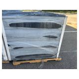 TAMKO Pallet of 12 Cartons of- CoolRidge 14.75 in. x 48 in. Black Polypropylene Ridge Vent with External Baffles (12 pcs per carton)