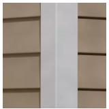 PLY GEM Pallet of 15 Boxes of- 3 in. x 3/4 in. White Outside Corner Post (10 Pieces Per Box)