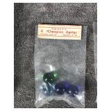 Lot of 3 Bags of Vintage Champion Agate Marbles  - All of them are in original packaging