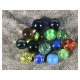 Lot of Large Collectible Shooter Marbles