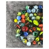 Lot of Collectible Marbles with 3 Shooter Marbles