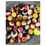 Lot of Collectible Marbles with 3 Shooter Marbles