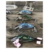 Lot of 10 Collectible Rebel Blackstar Fishing Lures