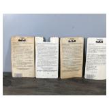 Lot of 4 Collectible Rebel Blackstar Fishing Lures in Original Packages