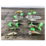 Lot of 10 Collectible Cisco Kid Fishing Lures