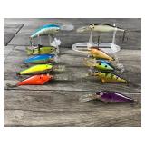 Lot of 10 Fishing Lures - see description for more info