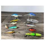 Lot of 10 Fishing Lures - see description below for more info