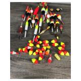 Lot of Fishing Bobbers