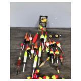 Lot of Fishing Bobbers