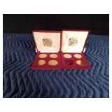 1994-1995 Wildlife Grand Casino coin set and The Four winds of Minnesota Lady Luck Grand Casino coin set