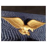 Whitehall metal eagle and 1 other metal eagle wall hangings