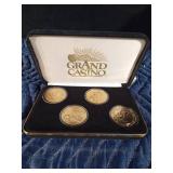 1995-1996 Wildlife Series II Grand Casino coin set