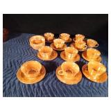 Fire King Oven Ware cups/saucers and desert bowls - Made in the USA