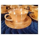 Fire King Oven Ware cups/saucers and desert bowls - Made in the USA