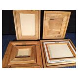 3 signed canvas paintings and 1 Minot painting