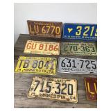 Lot of 15 Collectible License Plates