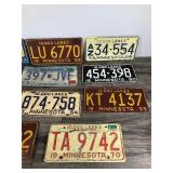 Lot of 15 Collectible License Plates