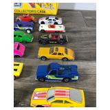 Collectible 1983 Hot Wheels Case with 25 Die Cast Cars