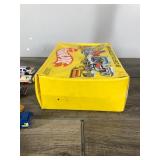 Collectible 1983 Hot Wheels Case with 25 Die Cast Cars