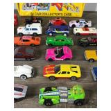 Collectible 1983 Hot Wheels Case with 25 Die Cast Cars