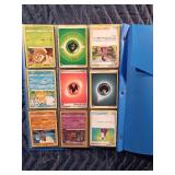 Binder of 90 Pokémon trading cards