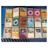 Binder of 90 Pokémon trading cards