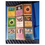 Binder of 90 Pokémon trading cards