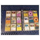 Binder of 90 Pokémon trading cards
