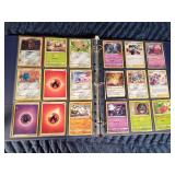 Binder of 90 Pokémon trading cards