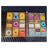 Binder of 90 Pokémon trading cards