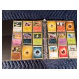 Binder of 90 Pokémon trading cards