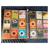 Binder of 90 Pokémon trading cards