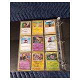 Binder of 90 Pokémon trading cards