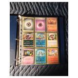 Binder of 90 Pokémon trading cards