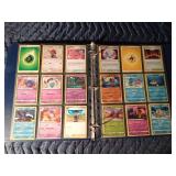 Binder of 90 Pokémon trading cards