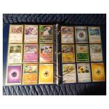 Binder of 90 Pokémon trading cards