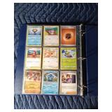 Binder of 90 Pokémon trading cards