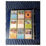 Binder of 90 Pokémon trading cards