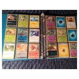 Binder of 90 Pokémon trading cards