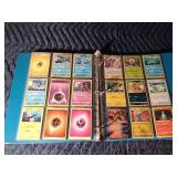 Binder of 90 Pokémon trading cards