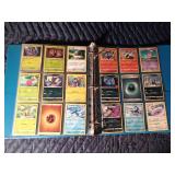 Binder of 90 Pokémon trading cards
