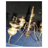 Vintage brass chandelier