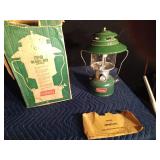 1970 Coleman green lantern with box