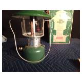 1970 Coleman green lantern with box
