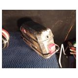 3 Helmets, 1 Bates Salbe bag, 4 way metric lug wrench, 1 motorcycle parking rack