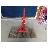 Manual tire changer