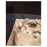 Monopoly Pieces and Several Mini Pewter Pieces